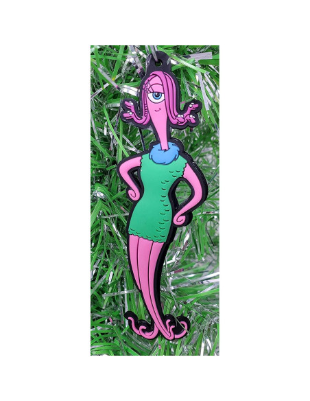 Conjunto de Adornos Navideños Monsters Inc. Mike y Celia 5-7 cm