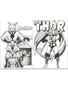 Libro para Colorear Avanzado Marvel para Adultos con Stickers 2