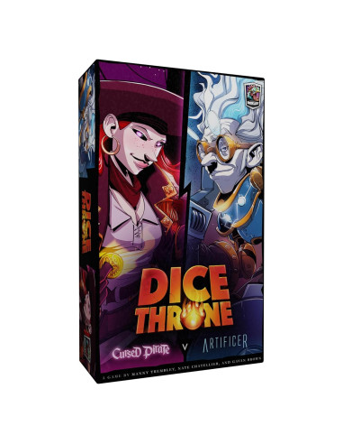 Dice Throne - Juego de Mesa Pirata Maldito vs Artificiero - 2 Héroes
