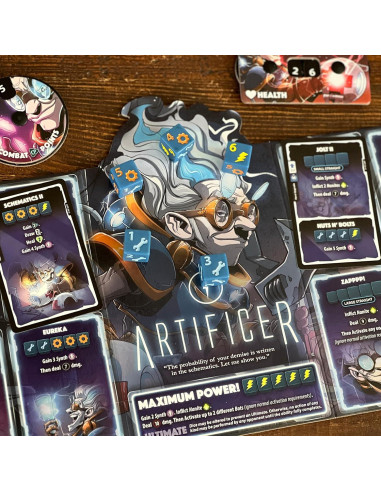 Dice Throne - Juego de Mesa Pirata Maldito vs Artificiero - 2 Héroes