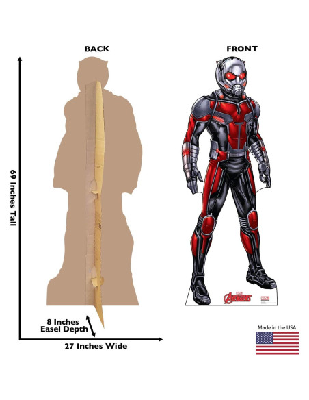 Recorte de cartón Ant-Man 175 cm - Cardboard People