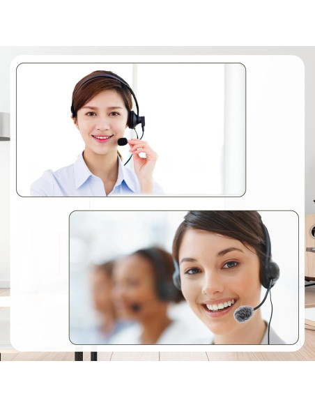 6 Fundas de Micrófono Peludas y de Espuma - Alta Densidad