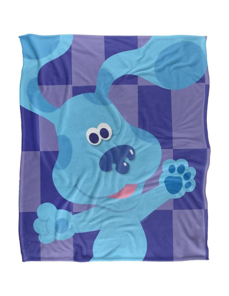 Manta Grande de Blues Clues 127x152cm Microfibra Suave