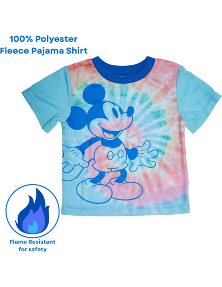 Conjunto de Pijamas Mickey Mouse Disney 2 Piezas Niños 2T