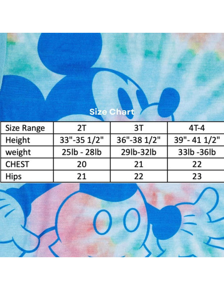 Conjunto de Pijamas Mickey Mouse Disney 2 Piezas Niños 2T