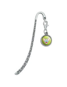 Marcador de Página de Metal Pinky y El Cerebro - 85mm