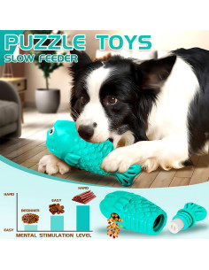 Juguete Masticable Interactivo TonyEst para Perros Grandes - Sabor a Tocino 2