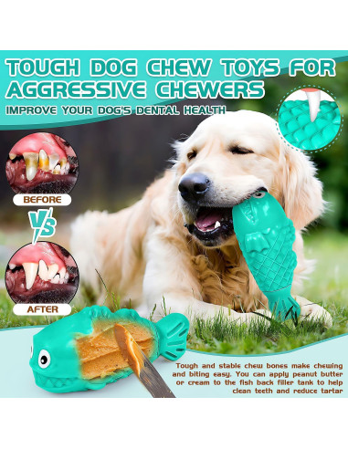 Juguete Masticable Interactivo TonyEst para Perros Grandes - Sabor a Tocino