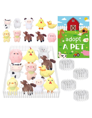 Conjunto de Fiesta de Adopción de Mascotas de Granja Blueweenly