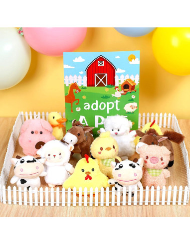 Conjunto de Fiesta de Adopción de Mascotas de Granja Blueweenly