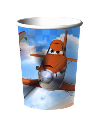 Tazas de papel Disney Planes 266ml (8 unidades)
