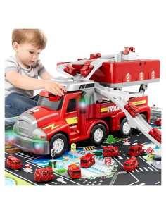 Camión de Bomberos Dwi Dowellin con Luces y Sonidos