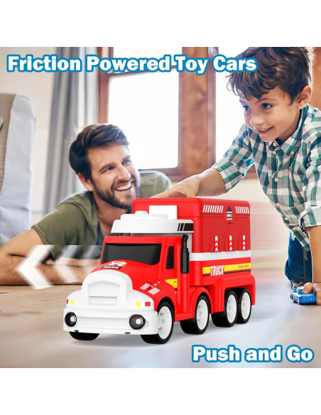 Camión de Bomberos Dwi Dowellin con Luces y Sonidos