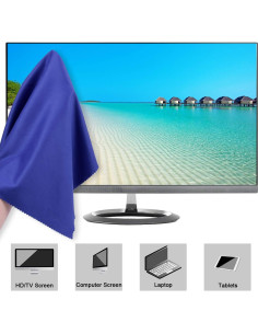 Paquete de 4 Paños de Microfibra Wisdompro 40x40 cm Azul 2