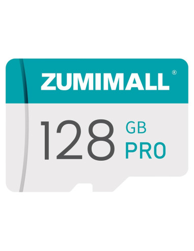 Tarjeta SD 128GB ZUMIMALL - Almacenamiento para Cámaras de Seguridad