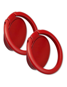 Soporte para anillo de teléfono celular Wansurs Rojo 2 Pack