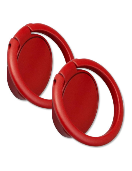 Soporte para anillo de teléfono celular Wansurs Rojo 2 Pack