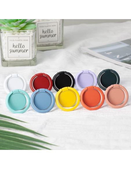 Soporte para anillo de teléfono celular Wansurs Rojo 2 Pack