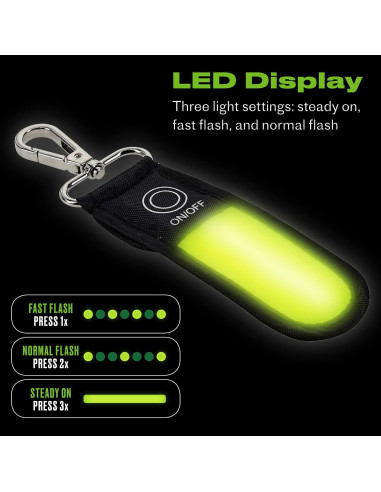 Linterna LED de Seguridad Hillman con Llavero Compacta