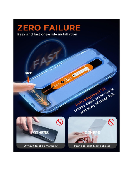 Protector de Pantalla Privado DIMONCOAT 4-Pack para iPhone 16 Pro Max