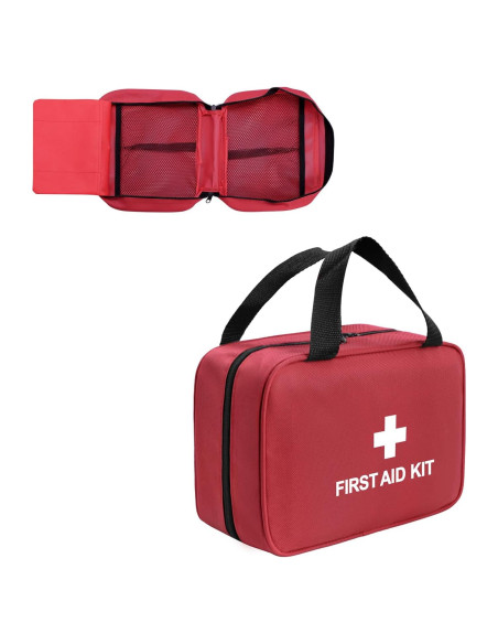 Bolsa de Primeros Auxilios Vacía ICIMBI Roja 25.8x23.7x3 cm