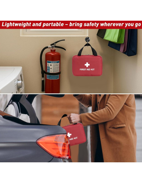 Bolsa de Primeros Auxilios Vacía ICIMBI Roja 25.8x23.7x3 cm