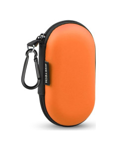 Funda de transporte RISETECH para auriculares EVA - Naranja