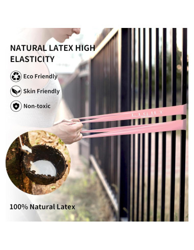 PROIRON Juego de Bandas de Resistencia Láttex 1.5M 3 Niveles