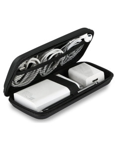 Estuche Organizador Electrónico iMangoo Pequeño Negro 19.05x10.16cm