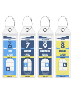 Portaetiquetas de Equipaje de Crucero Cruise On - Paquete de 4