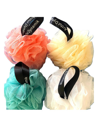 Esponjas de Lufa Exfoliantes ArtfulD - Set de 4 Colores 10cm