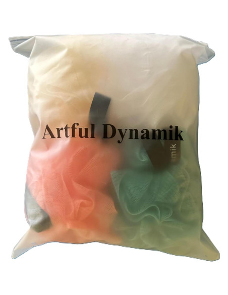 Esponjas de Lufa Exfoliantes ArtfulD - Set de 4 Colores 10cm