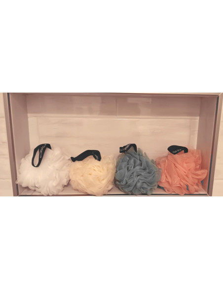 Esponjas de Lufa Exfoliantes ArtfulD - Set de 4 Colores 10cm