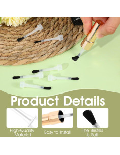 Kit de 25 Cepillos Desechables para Esmalte de Uñas ZEYIYER 2
