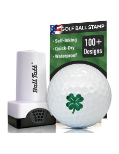Sello de Pelota de Golf Ball Tatt - Autoinking, Impermeable, 5.3x2.5 cm