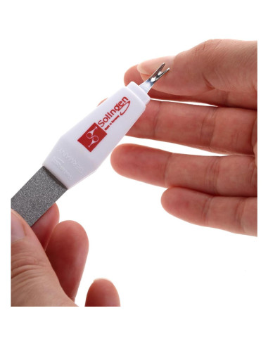 Lima de Uñas y Recortador de Cutículas Solingen 2-en-1