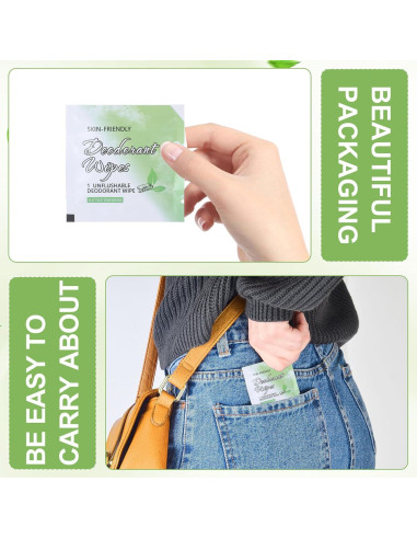 200 Toallitas Desodorantes Pepino Xyulaan Mini Viaje