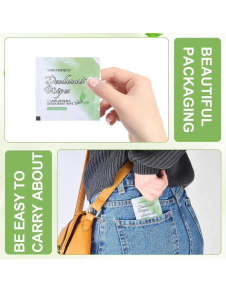 200 Toallitas Desodorantes Pepino Xyulaan Mini Viaje
