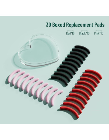 Recambios de rizador de pestañas Goldenrich 30PCS colores