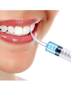 Jeringas Dentales Desechables Genéricas 12cc 6 Piezas Punta Curvada 2