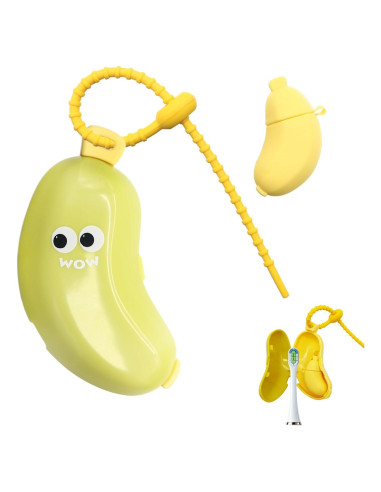 Cubierta de Cepillo de Dientes Portátil YQSLBULKY Plátano Verde