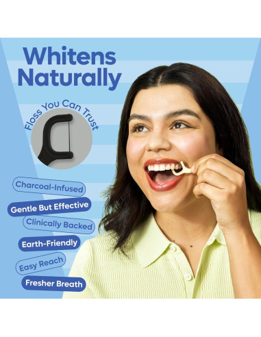 Palillos de Hilo Dental Ecológicos SmartLifeco 100 Unidades