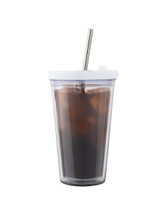 Taza de Café Helado Reutilizable SEFAONUR 16 Oz Aislada