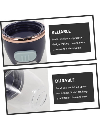 Salero y Pimentero DECHOUS Dispensador de Especias Azul 11x6.5cm