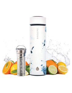Termo Infusor de Té y Frutas GROSCHE Chicago 450ml Acero Inoxidable