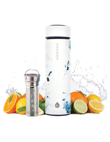 Termo Infusor de Té y Frutas GROSCHE Chicago 450ml Acero Inoxidable