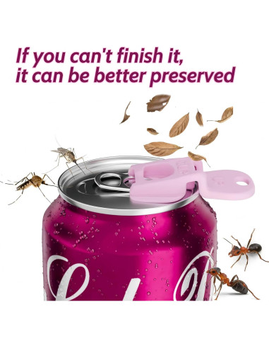 Abrebotellas BiniTPGo 6PACK - Tapas reutilizables arcoíris