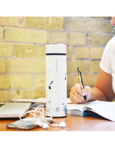 Termo Infusor de Té y Frutas GROSCHE Chicago 450ml Acero Inoxidable