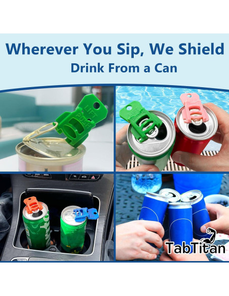 Abrebotellas BiniTPGo 6PACK - Tapas reutilizables arcoíris