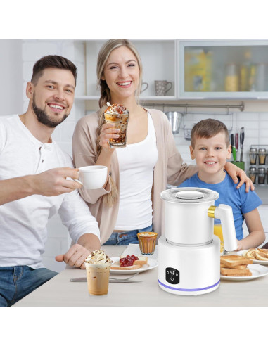 Espumador de Leche Eléctrico FRMITKL 430 ml Acero Inoxidable